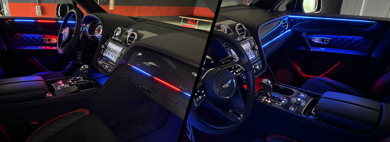 Ambientebeleuchtung in Luxusfahrzeugen – Exklusives Lichtdesign für den Innenraum