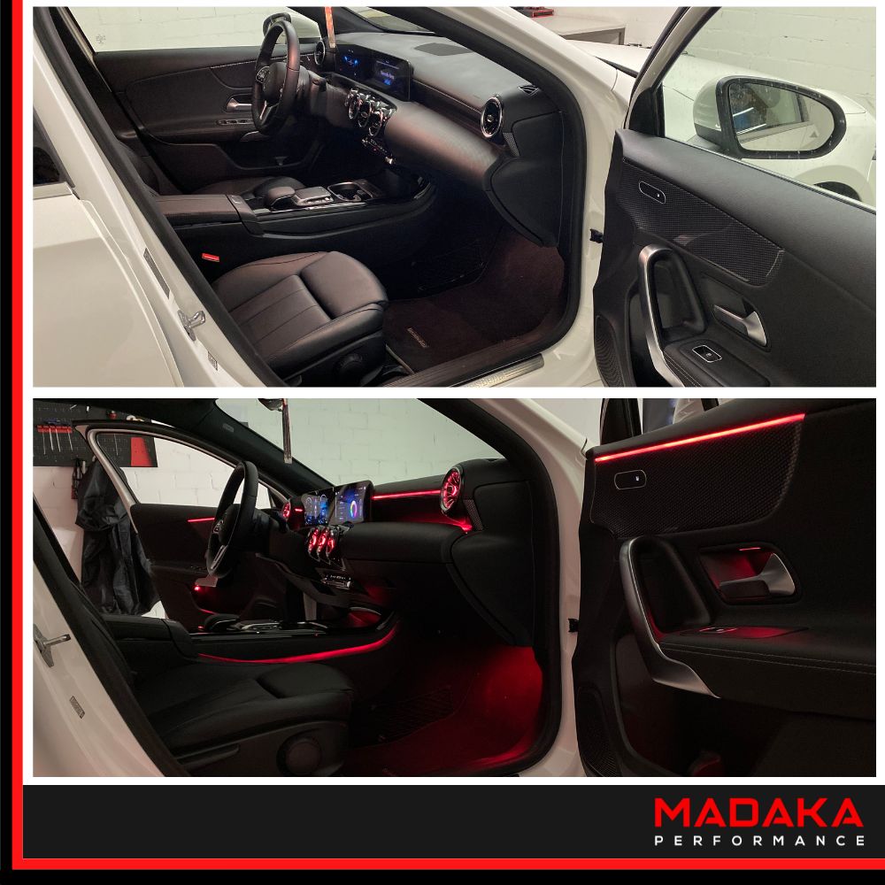 Nachgerüstete Ambientebeleuchtung für Mercedes CLA-Klasse W118 - Bild 7