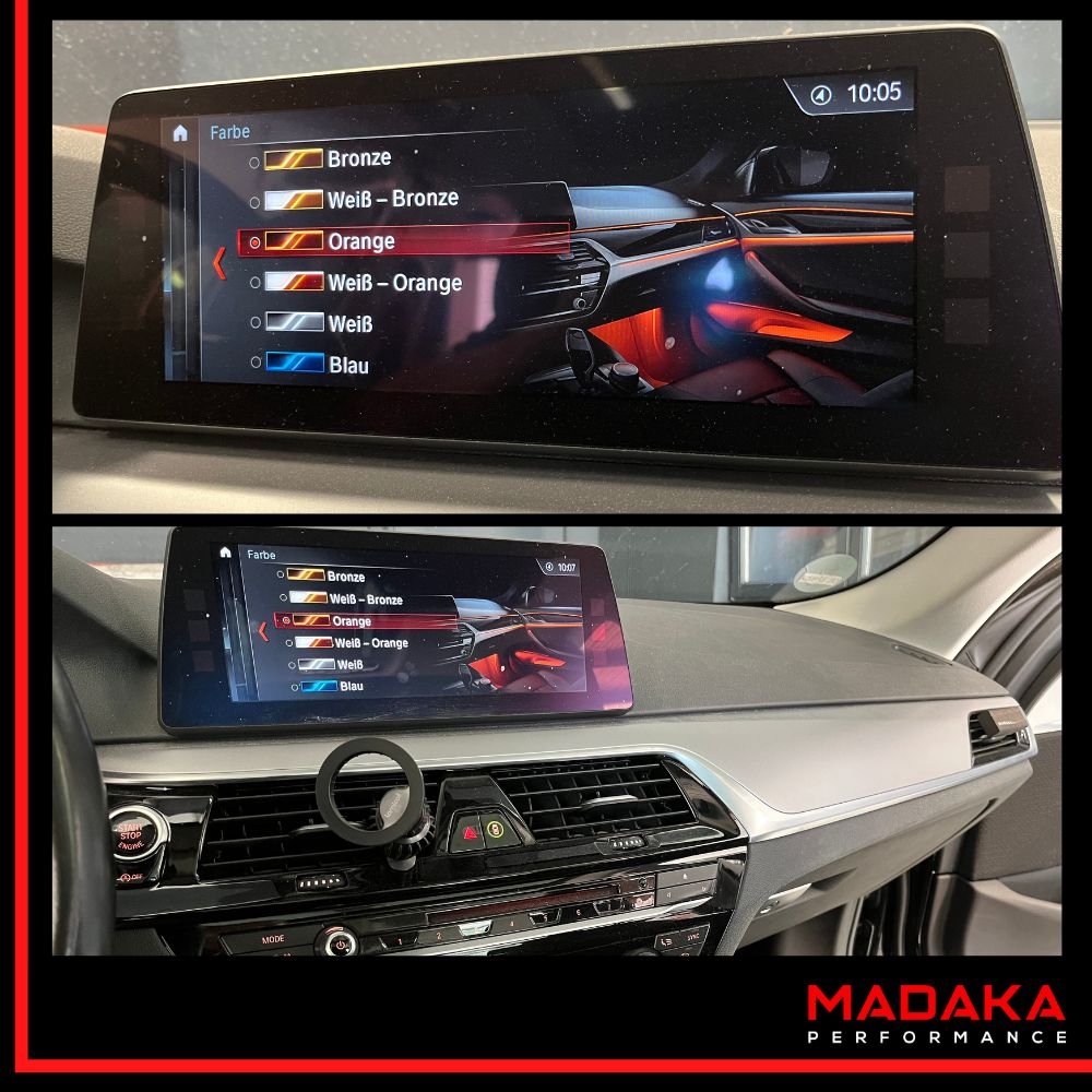 Nachgerüstete Ambientebeleuchtung für BMW 5er G30 G31 - Bild 6