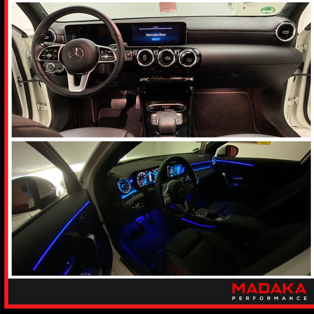 Nachgerüstete Ambientebeleuchtung für Mercedes CLA-Klasse W118 - Bild 6