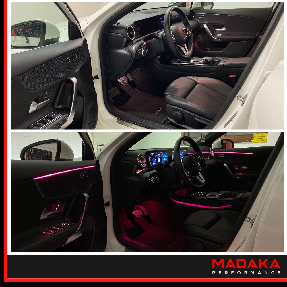 Nachgerüstete Ambientebeleuchtung für Mercedes CLA-Klasse W118 - Bild 8