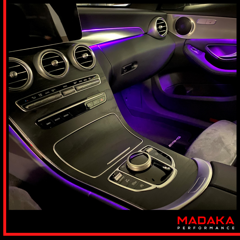 Nachgerüstete Ambientebeleuchtung für Mercedes C-Klasse W205 - Bild 10