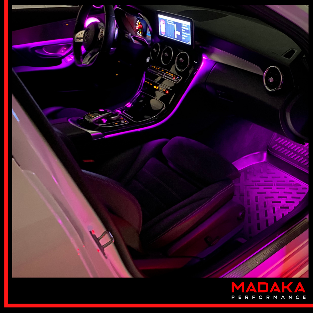 Nachgerüstete Ambientebeleuchtung für Mercedes GLC-Klasse X253 - Bild 6