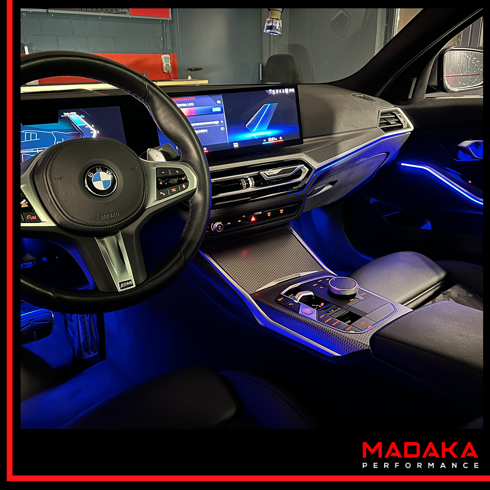 Nachgerüstete Ambientebeleuchtung für BMW 3er G20 G21 - Bild 4