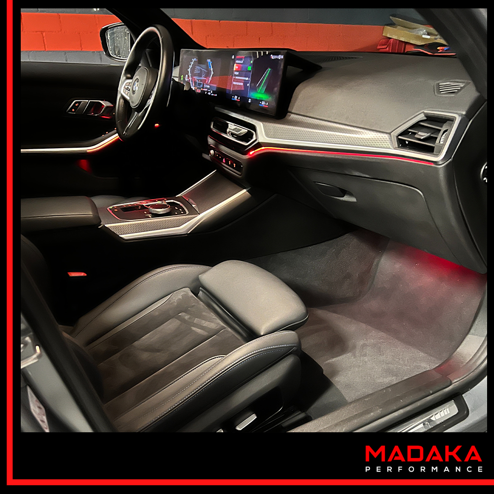 Nachgerüstete Ambientebeleuchtung für BMW 3er G20 G21 - Bild 3