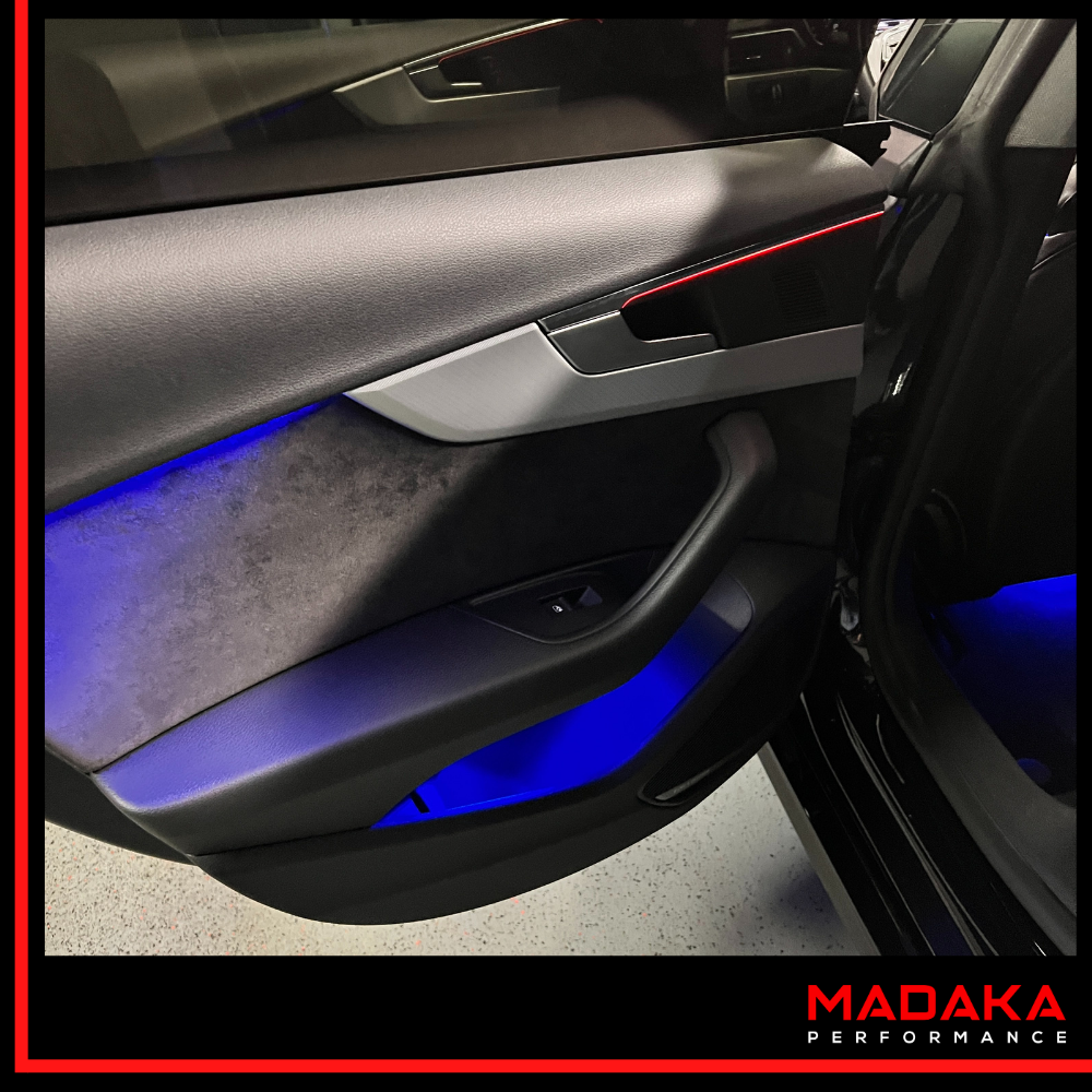 Nachrüstung Ambientebeleuchtung für Audi A4 S4 B9 mit 30 Farben inkl. Einbau – Bild 2