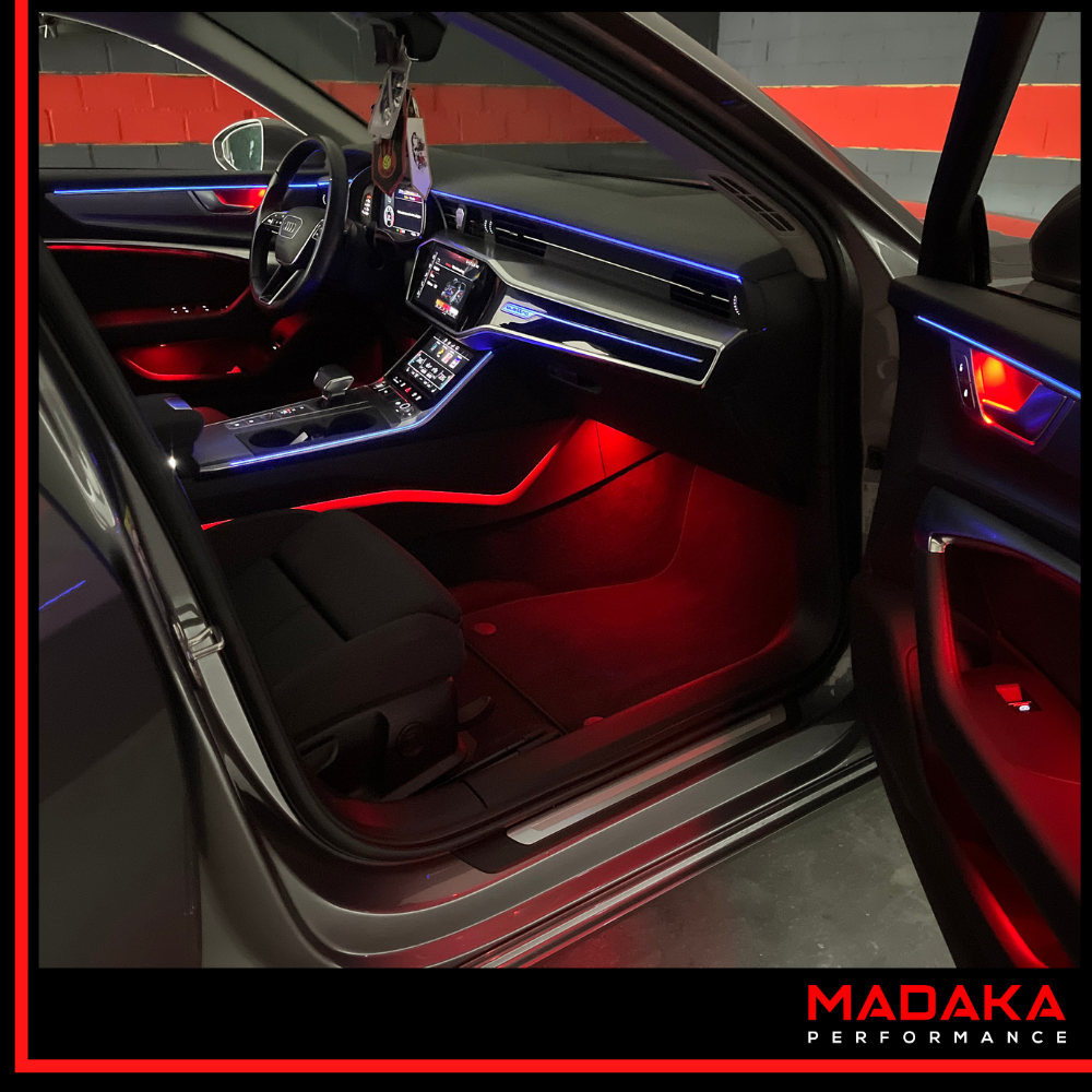 Nachrüstung Ambientebeleuchtung für Audi A6 S6 C8 mit 30 Farben inkl. Einbau – Bild 1