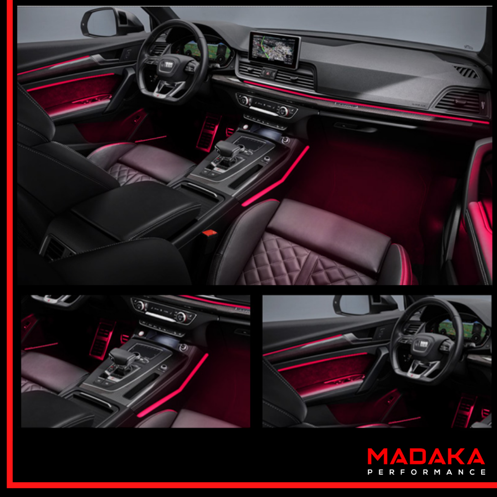 Nachgerüstete Ambientebeleuchtung für Audi Q5 FY - Bild 1