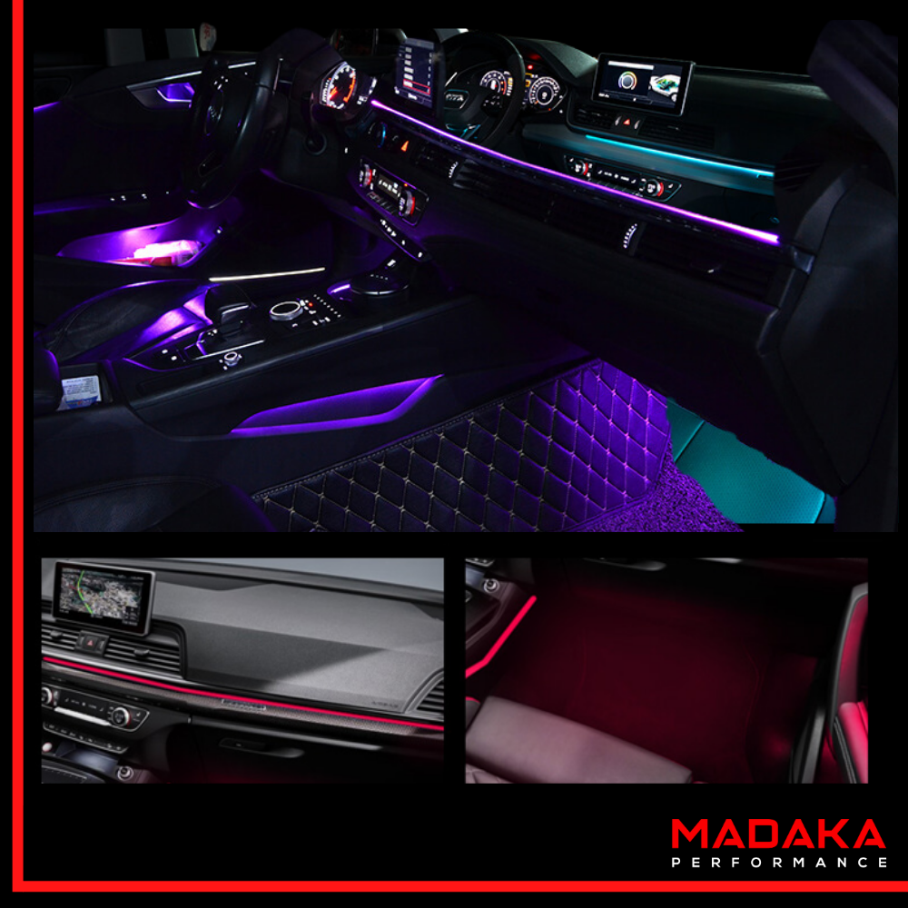 Nachgerüstete Ambientebeleuchtung für Audi Q5 FY - Bild 2