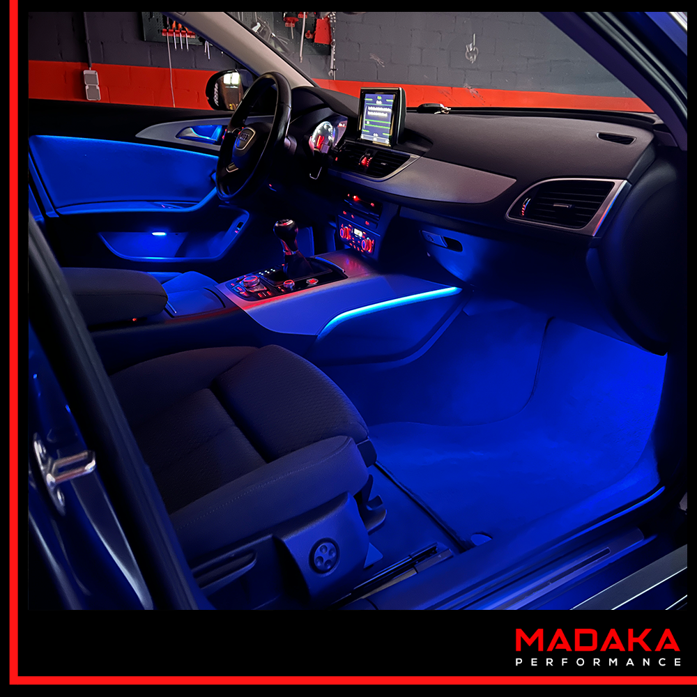 Nachrüstung Ambientebeleuchtung für Audi A6 C7 mit Multi-Color inkl. Einbau – Bild 1