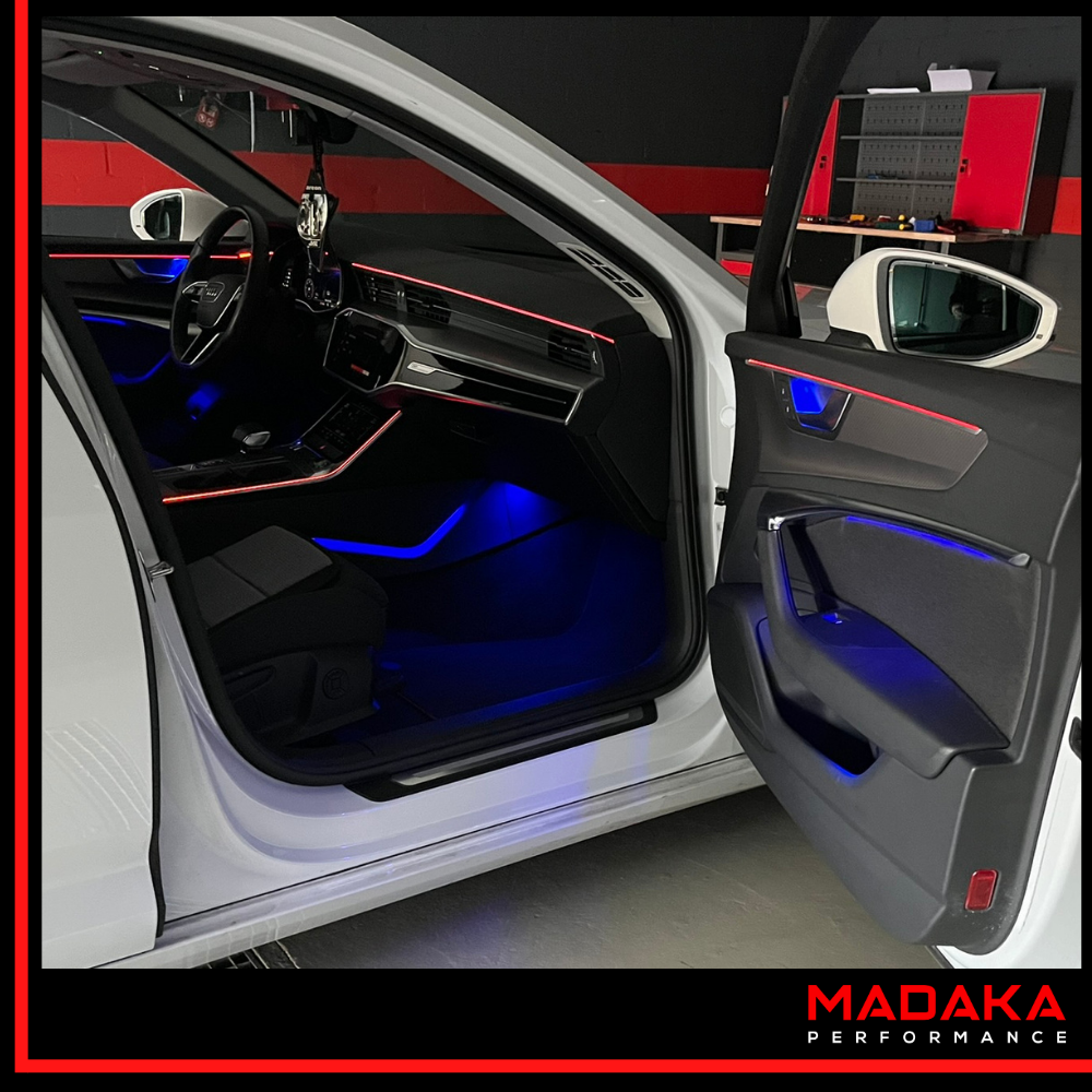 Nachrüstung Ambientebeleuchtung für Audi A7 C8 mit 30 Farben inkl. Einbau – Bild 1