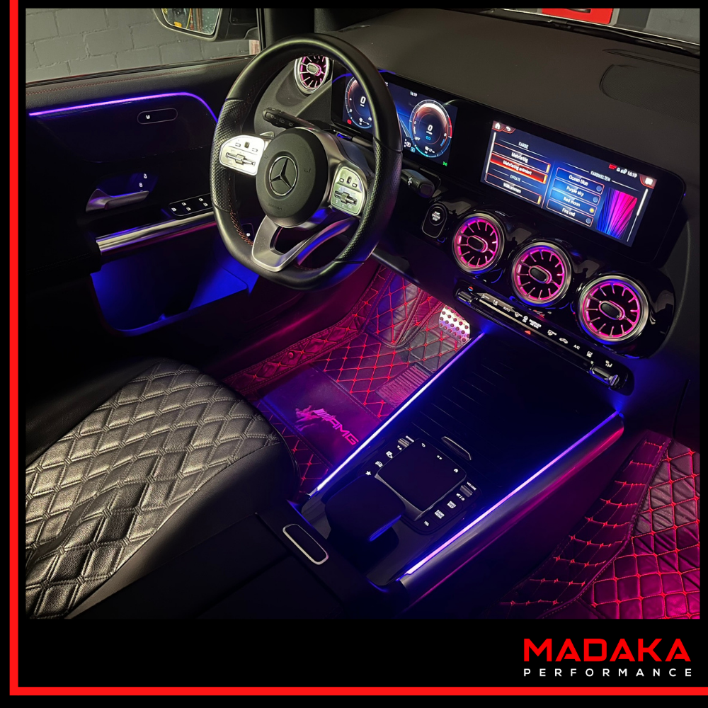 Nachrüstung Ambientebeleuchtung für Mercedes B-Klasse W247 mit 64 Farben inkl. Einbau – Bild 1