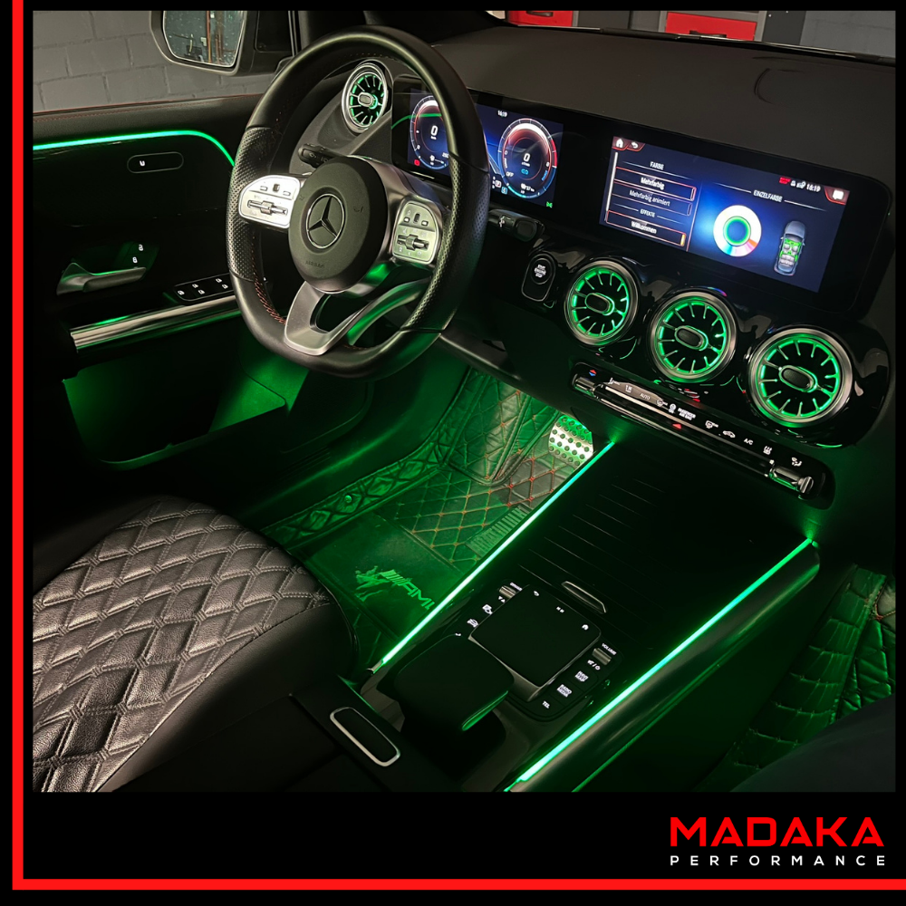 Nachrüstung Ambientebeleuchtung für Mercedes B-Klasse W247 mit 64 Farben inkl. Einbau – Bild 2