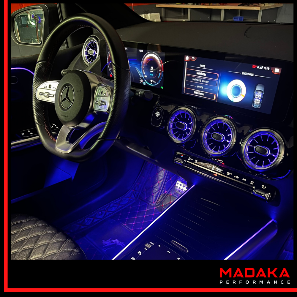 Nachgerüstete Ambientebeleuchtung für Mercedes B-Klasse W247 - Bild 5