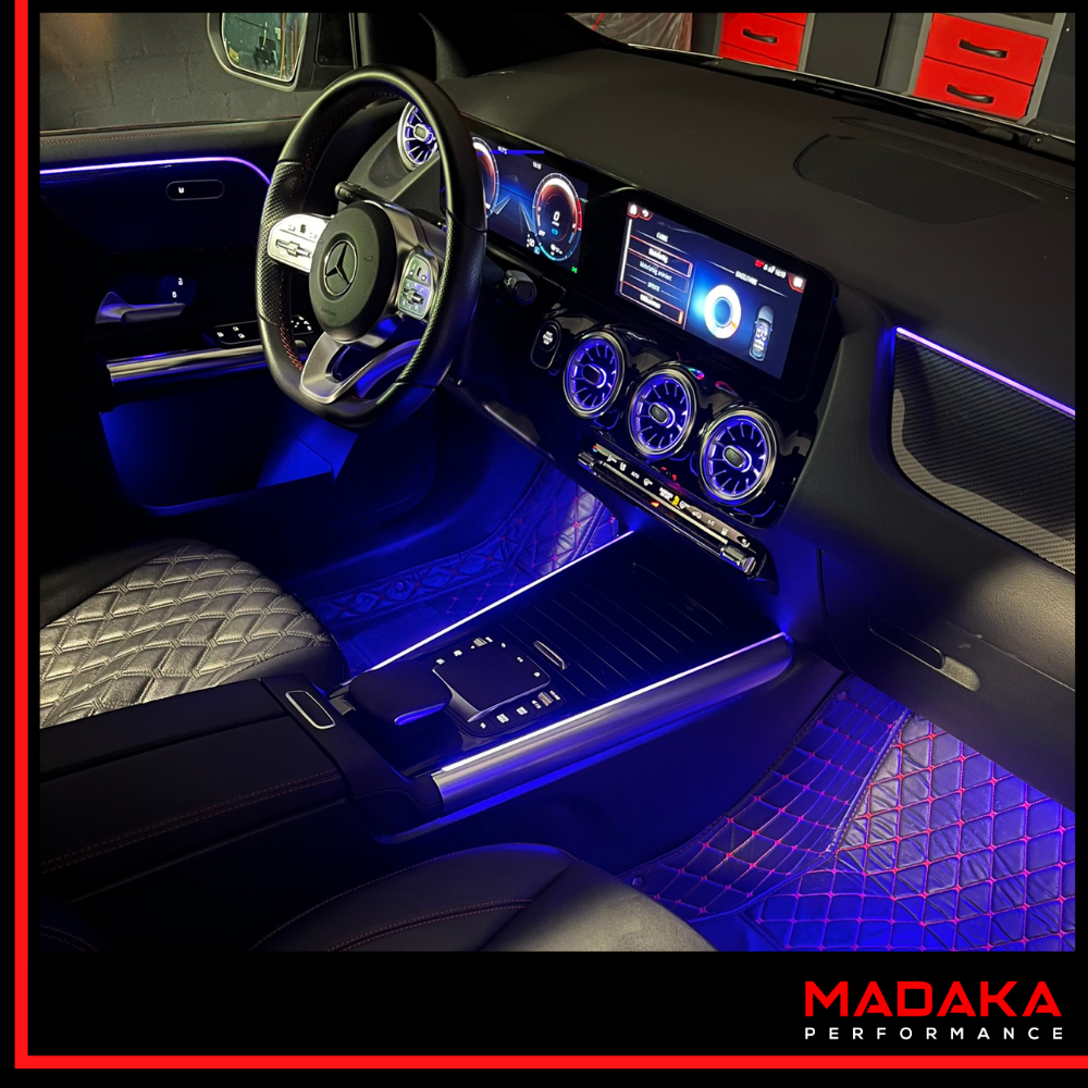 Nachgerüstete Ambientebeleuchtung für Mercedes B-Klasse W247 - Bild 4