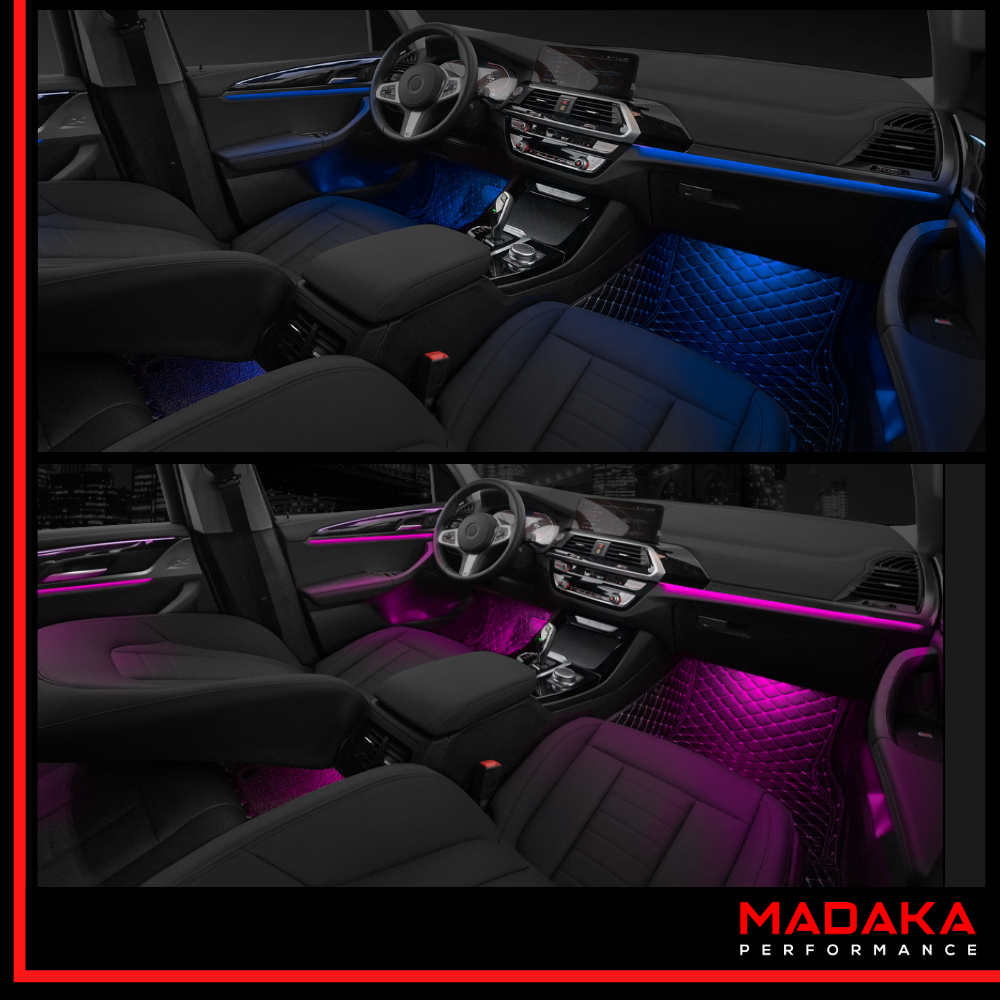 Nachgerüstete Ambientebeleuchtung für BMW X3 G01 - Bild 3