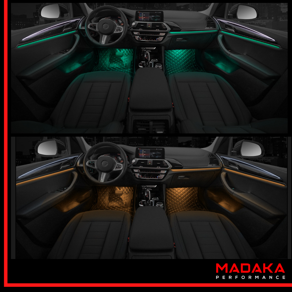 Nachrüstung Ambientebeleuchtung für BMW X3 G01 mit 11 Farben inkl. Einbau – Bild 2