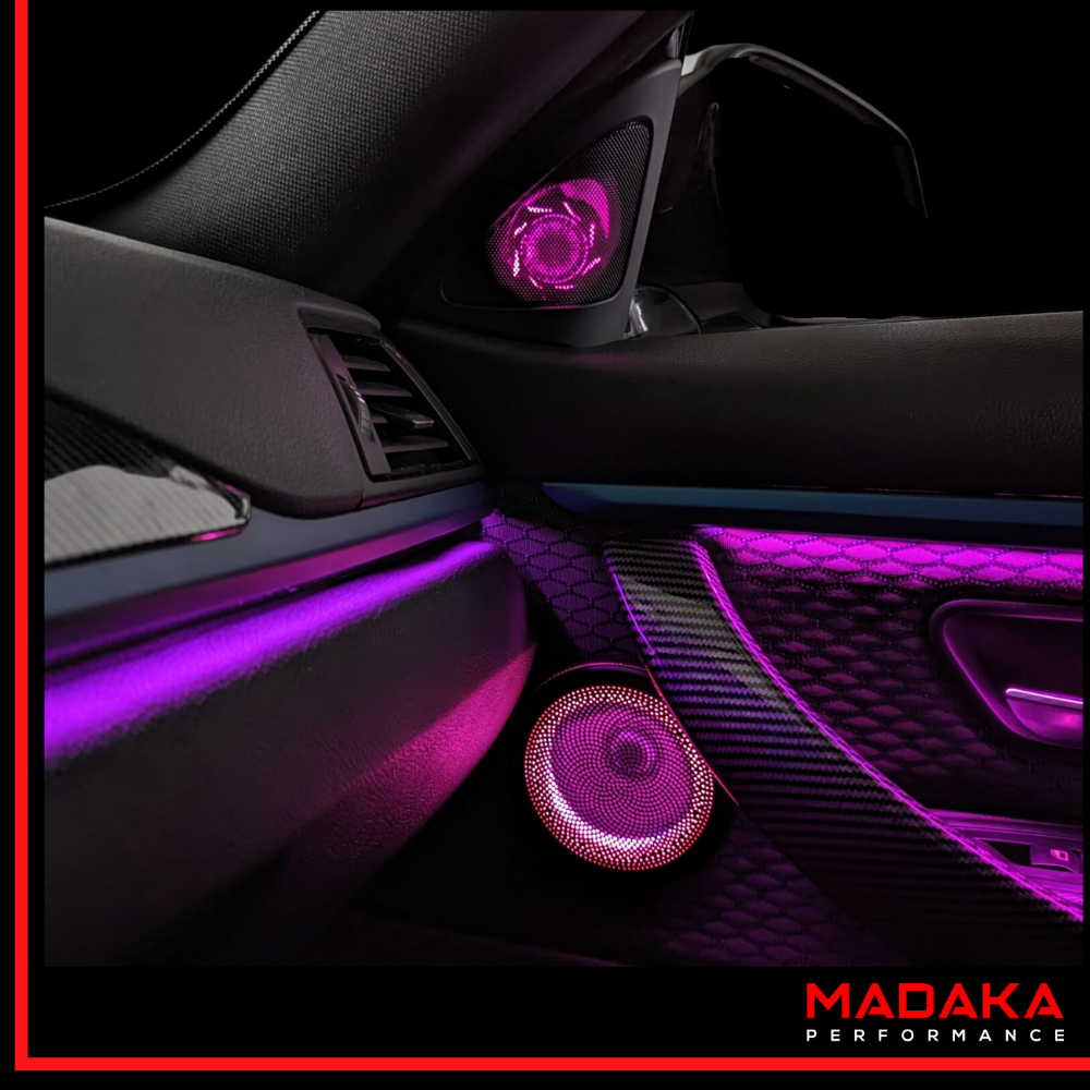 Nachgerüstete Ambientebeleuchtung für BMW 3er F30 F31 F34 F80 - Bild 6