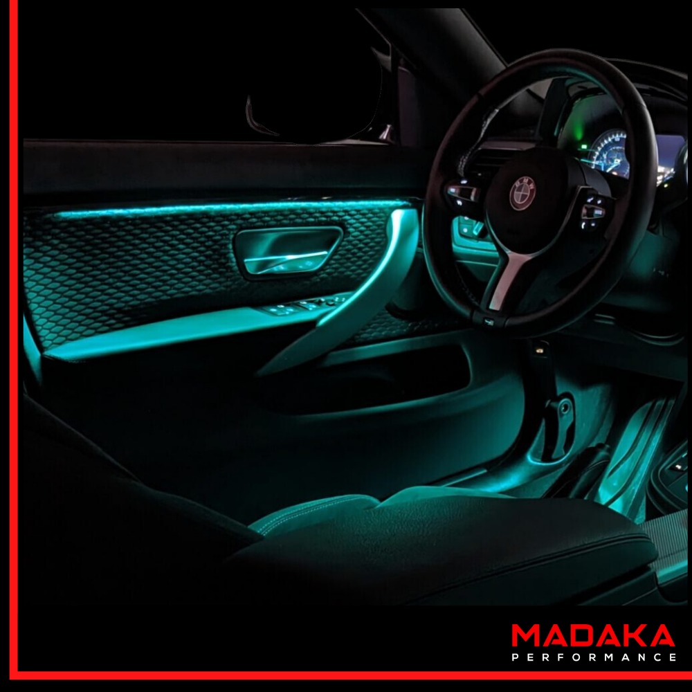 Nachgerüstete Ambientebeleuchtung für BMW 3er F30 F31 F34 F80 - Bild 3