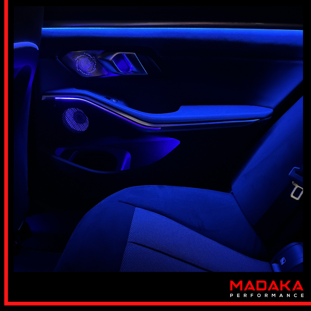 Nachrüstung Ambientebeleuchtung für BMW 3er G20 G21 mit 11 Farben inkl. Einbau