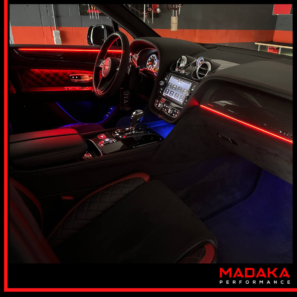 Nachrüstung Ambientebeleuchtung für Benley Bentayga mit 64 Farben inkl. Einbau – Bild 1