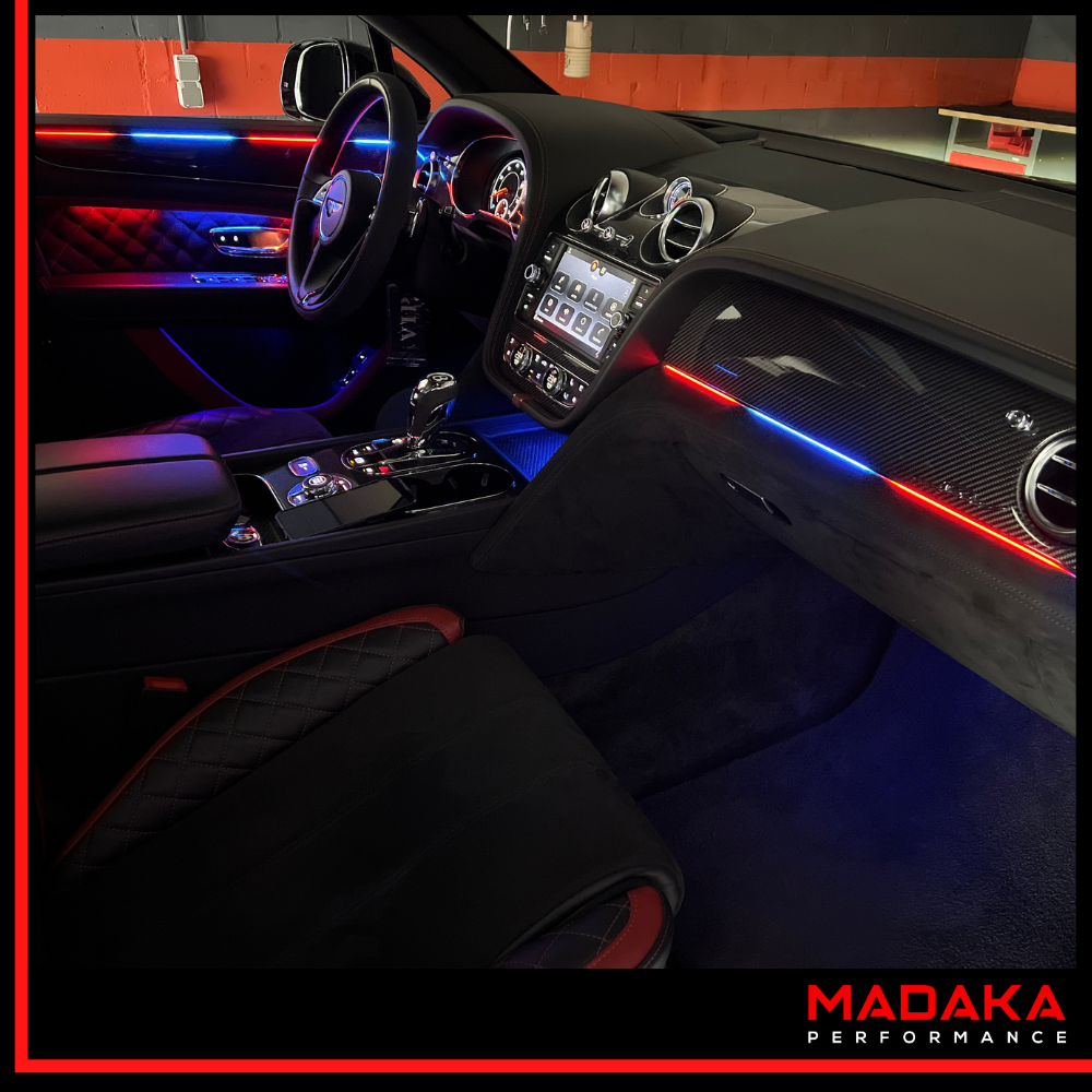 Nachrüstung Ambientebeleuchtung für Benley Bentayga mit 64 Farben inkl. Einbau – Bild 2