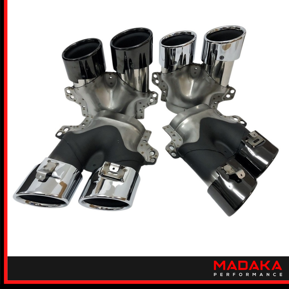 Doppelendrohre für C-Klasse W205 / S205 in C43 AMG Optik - Bild 6