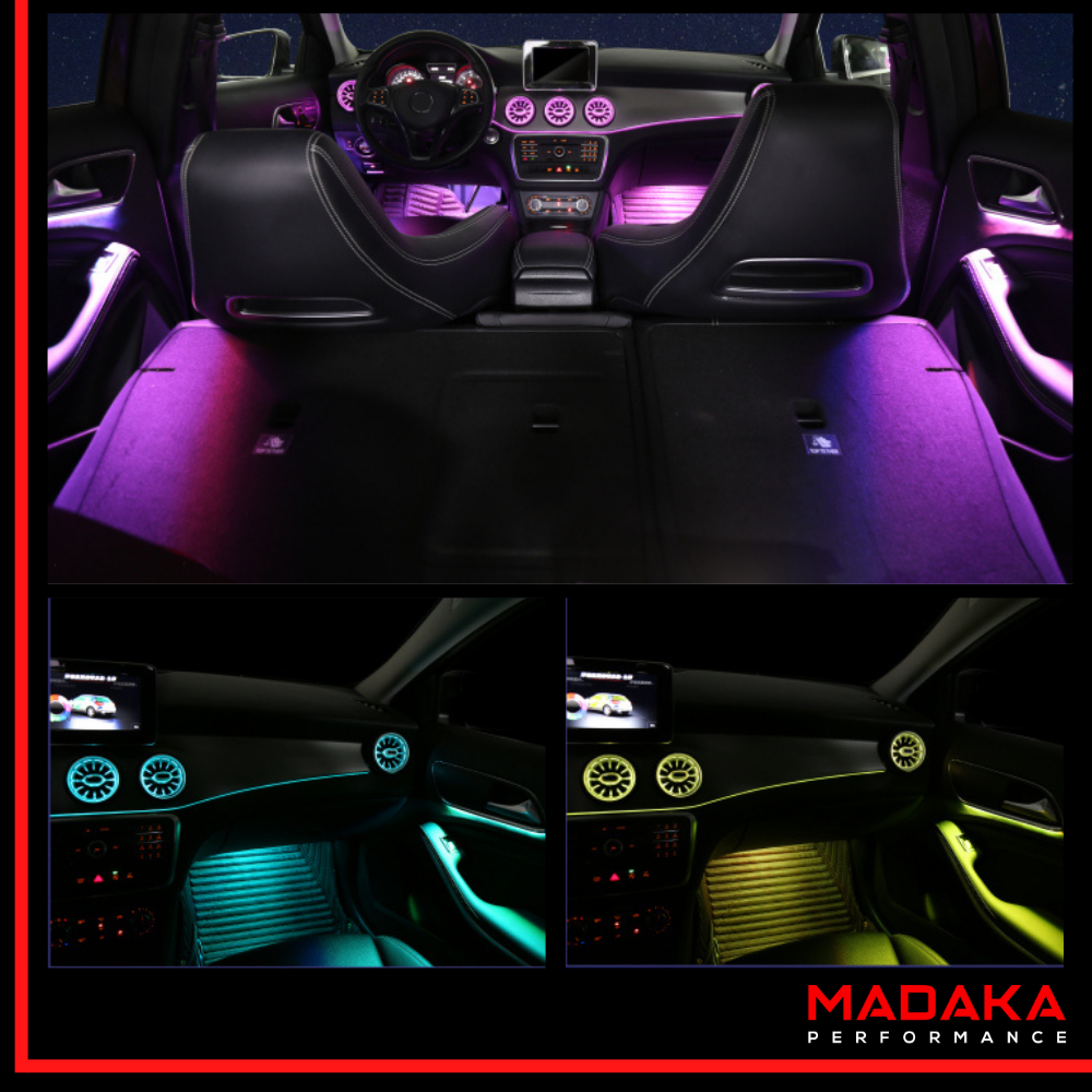 Nachgerüstete Ambientebeleuchtung für Mercedes CLA-Klasse W117 - Bild 1