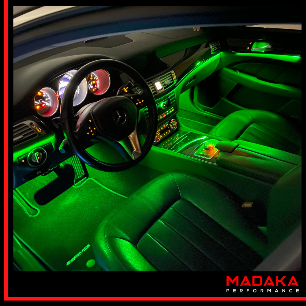 Nachgerüstete Ambientebeleuchtung für Mercedes CLS-Klasse W218 - Bild 5