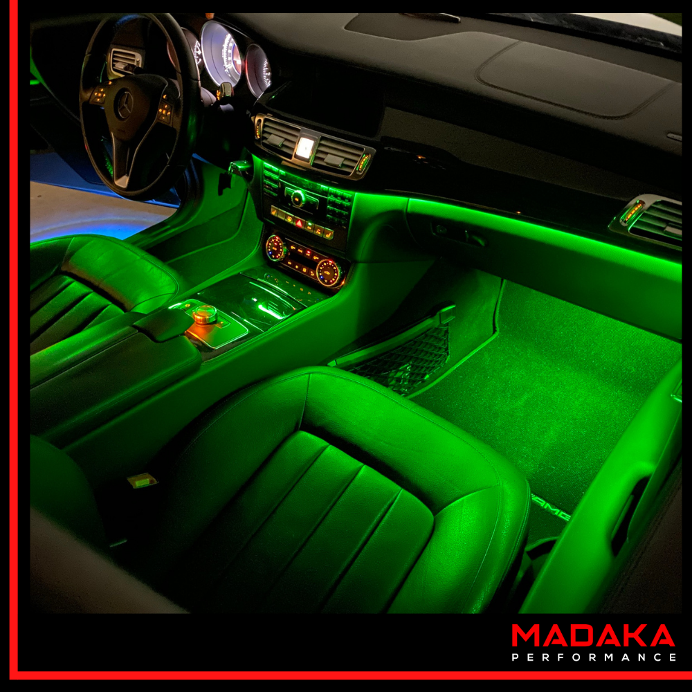 Nachgerüstete Ambientebeleuchtung für Mercedes CLS-Klasse W218 - Bild 3