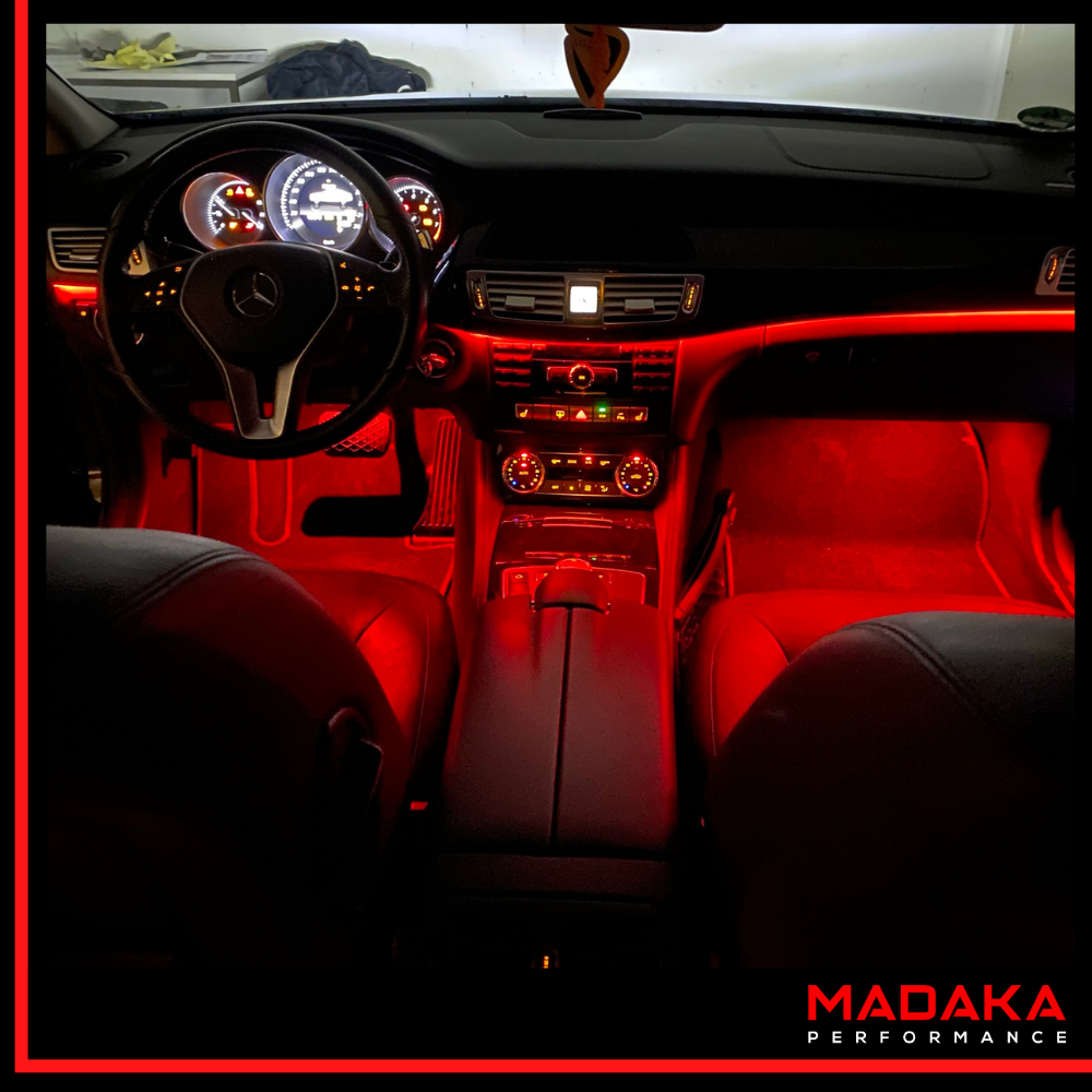 Nachgerüstete Ambientebeleuchtung für Mercedes CLS-Klasse W218 - Bild 1