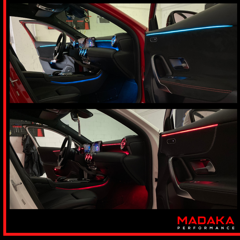 Nachgerüstete Ambientebeleuchtung für Mercedes CLA-Klasse W118 - Bild 5