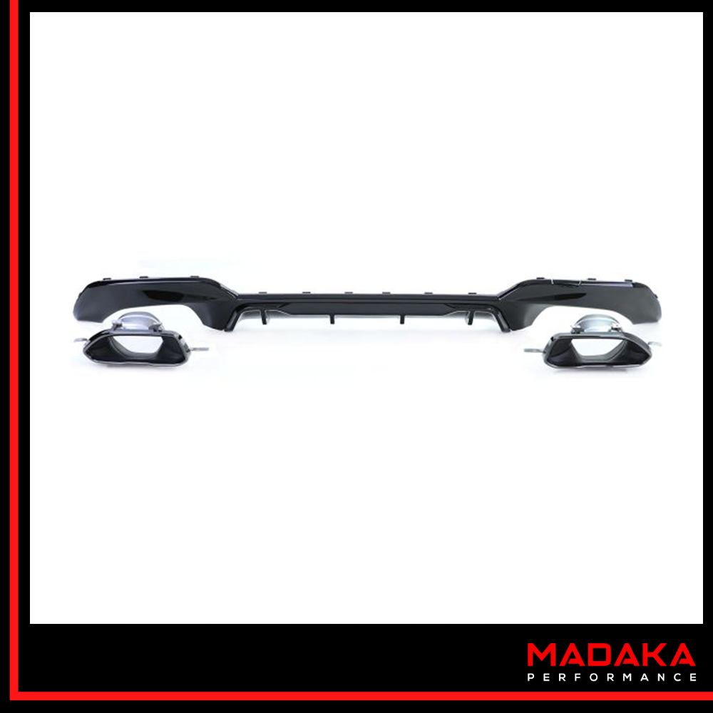 Diffusor mit Endrohre schwarz für BMW 3er G20 G21 - Bild 2