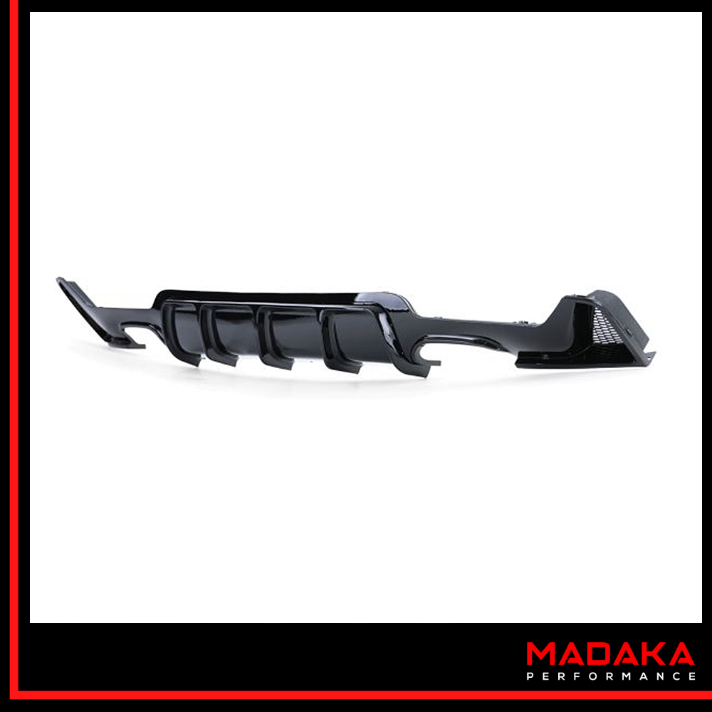 Diffusor schwarz Detailansicht für BMW 4er F32 F33 F36 - Bild 4