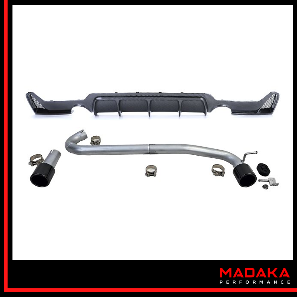 Diffusor carbon mit Endrohren schwarz für BMW 4er F32 F33 F36 - Bild 11