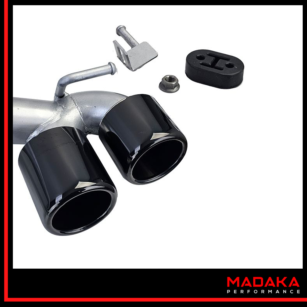 Doppelendrohre schwarz für BMW 4er F32 F33 F36 - Bild 2