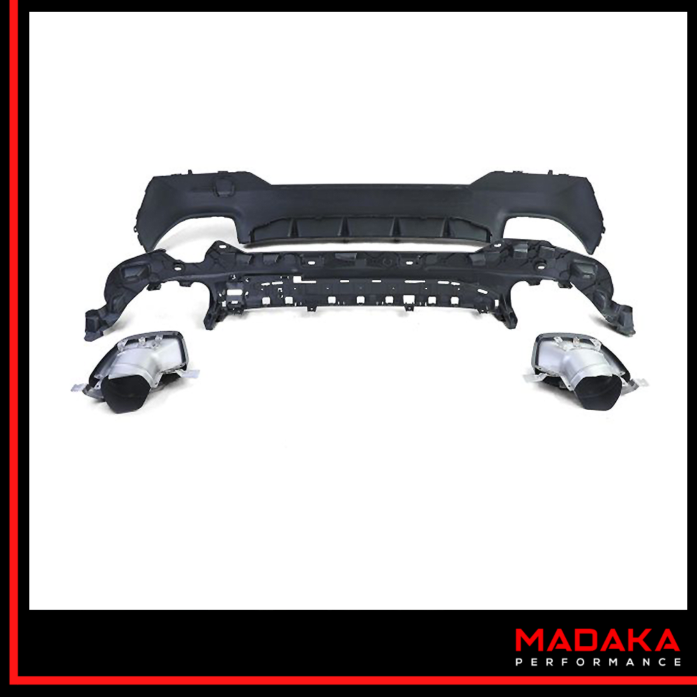 Diffusor mit Endrohre schwarz für BMW 4er G22 G23 - Bild 5