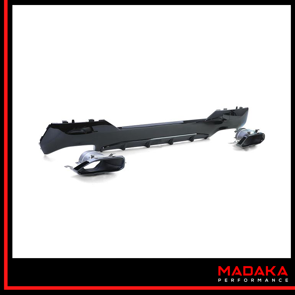 Diffusor mit Endrohre schwarz für BMW 4er G22 G23 - Bild 7