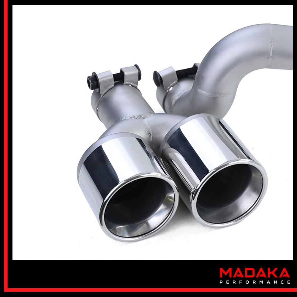 Doppelendrohre chrom für BMW 5er Typ F10 F11 - Bild 2