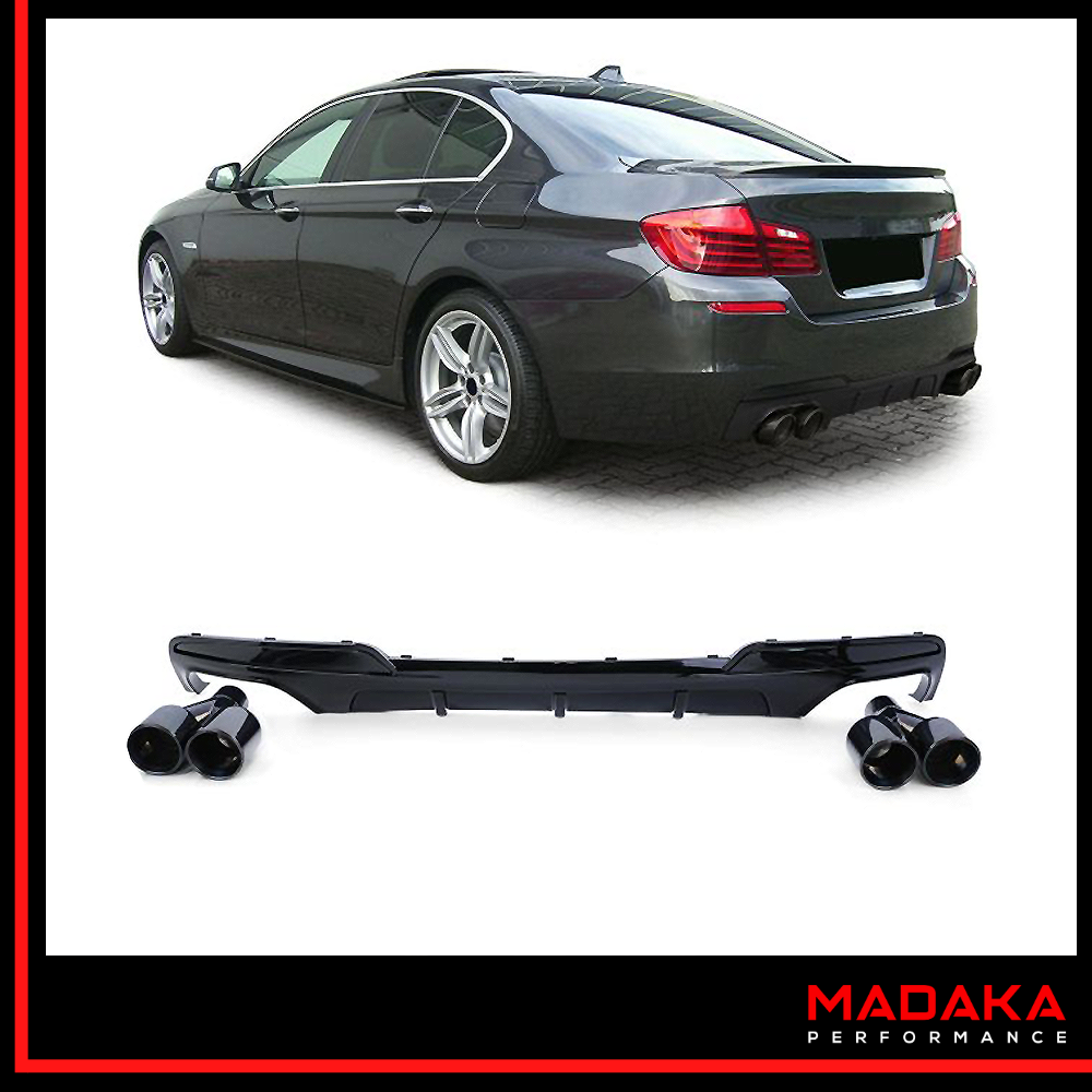 Diffusor mit Doppelendrohre schwarz für BMW 5er Typ F10 F11 - Bild 7