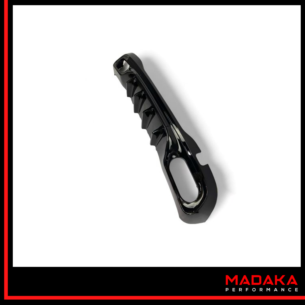 Diffusor Detailansicht in C43 AMG Optik für Mercedes C-Klasse W206 S206 - Bild 4