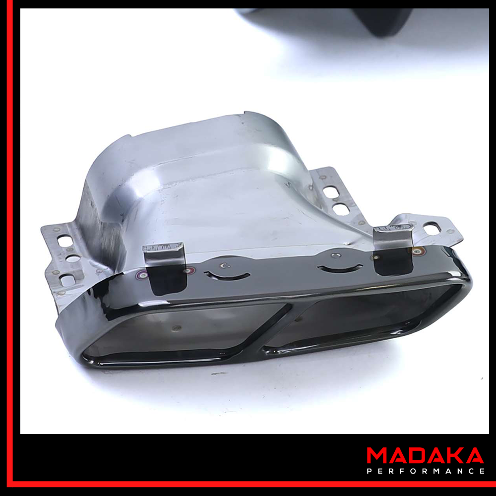 Doppelendrohre schwarz für Mercedes CLA C117 - Bild 2