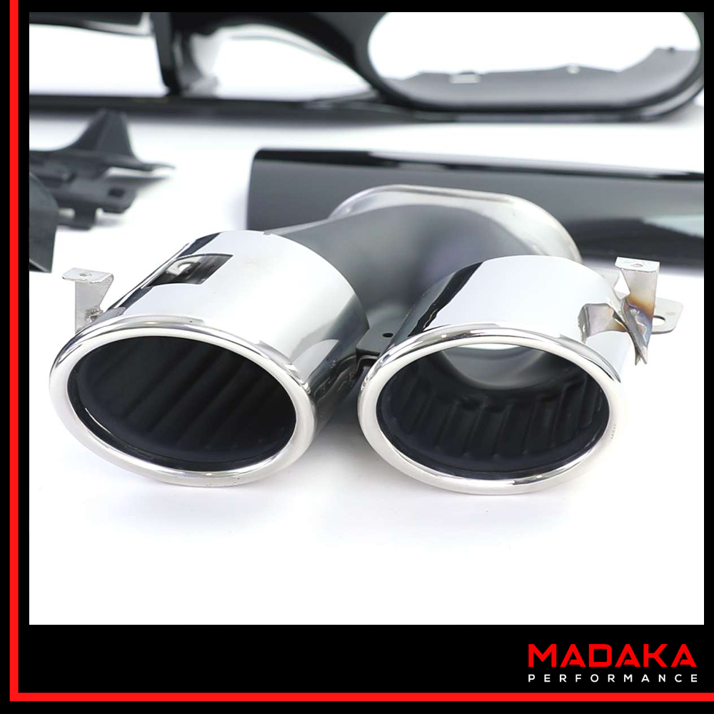 Doppelendrohre für Mercedes CLA C118 X118 Chrom - Bild 2