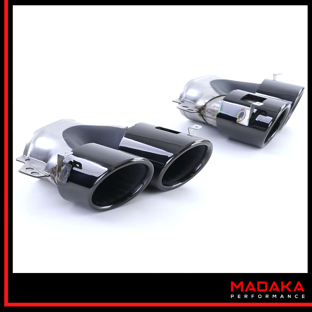 Diffusor mit Doppelendrohren für Mercedes CLA C118 X118 Schwarz - Bild 4