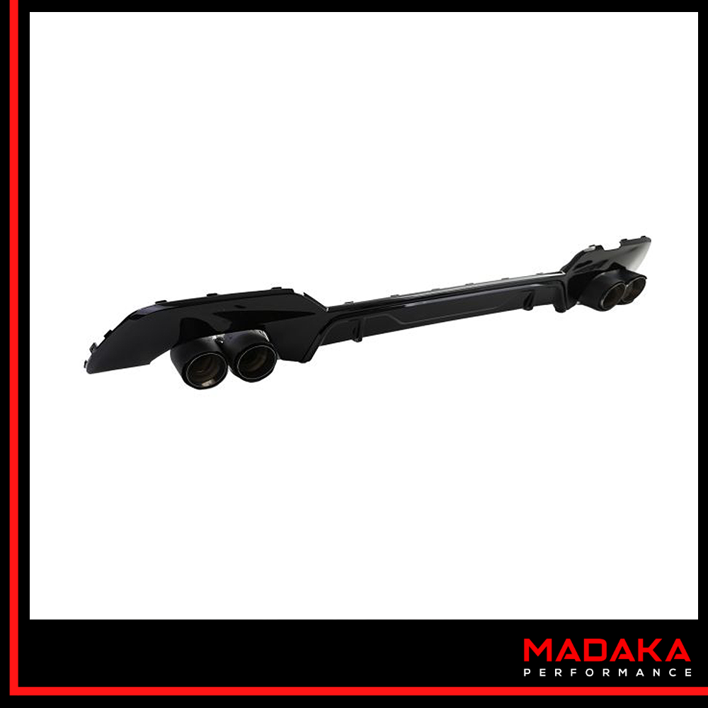 Diffusor mit Doppelendrohren carbon Detailansicht für BMW 3er G20 G21 - Bild 11