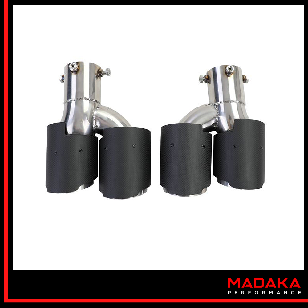 Doppelendrohre carbon Ansicht von oben für BMW 3er G20 G21 - Bild 13