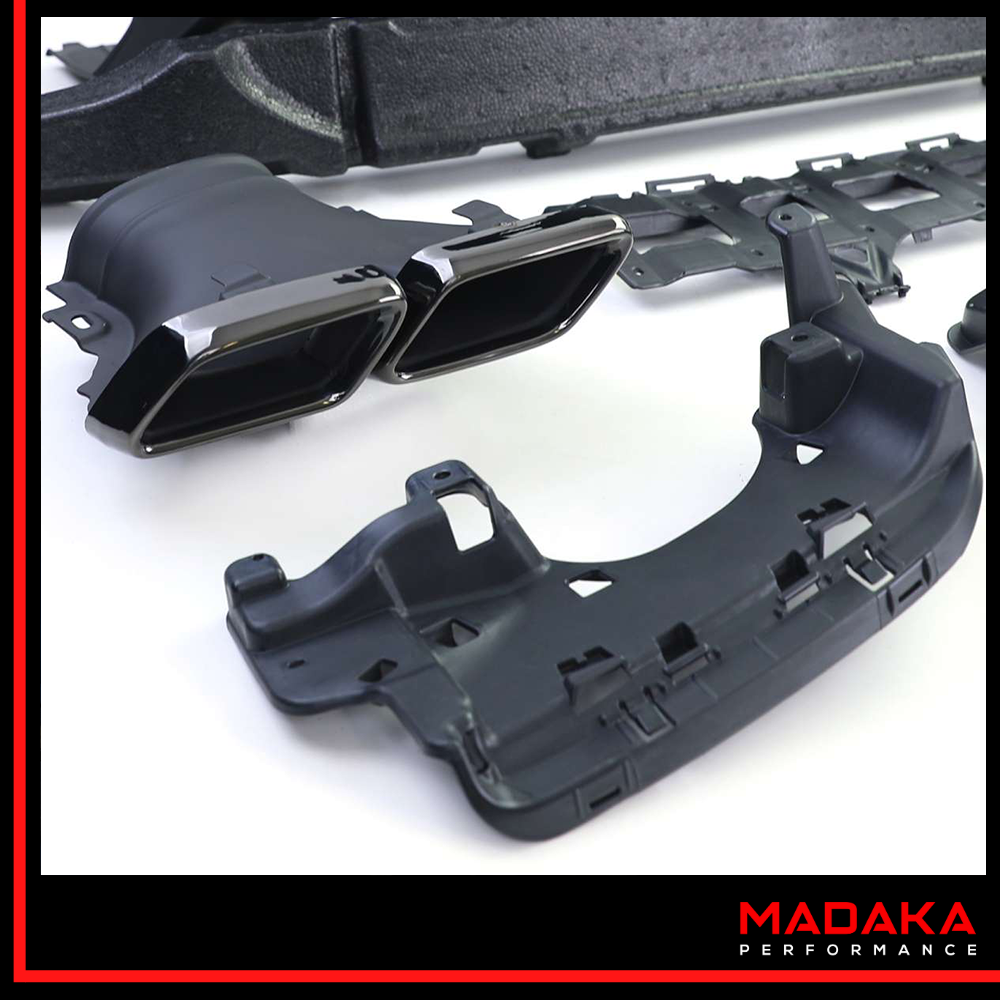 Einzelteile Diffusor mit Doppelendrohre für Mercedes GLC C253 Coupe - Bild 3