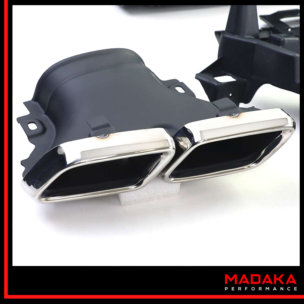 Doppelendrohre chrom für Mercedes GLC X253 SUV - Bild 3