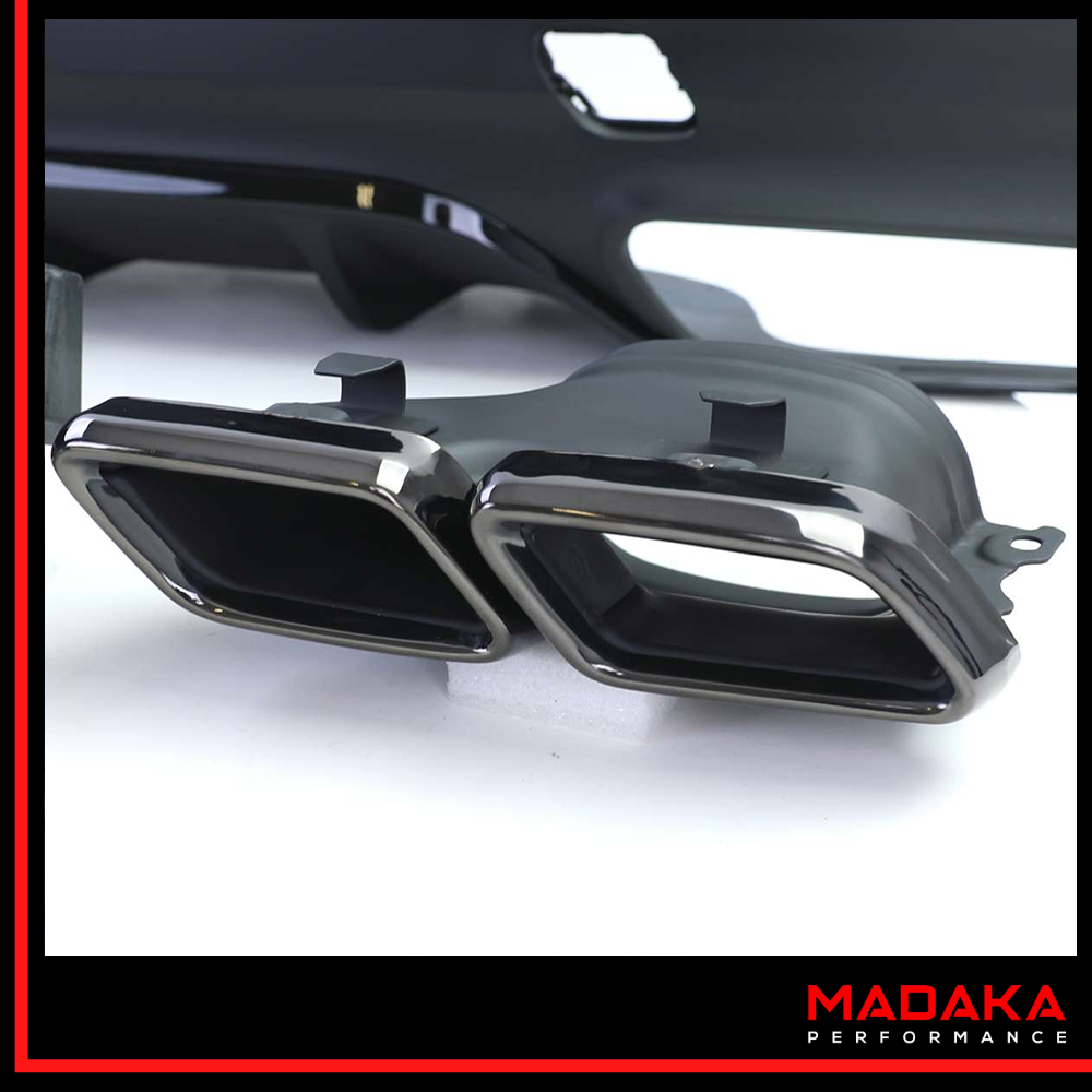 Doppelendrohre schwarz für Mercedes GLE Coupe C292 - Bild 2