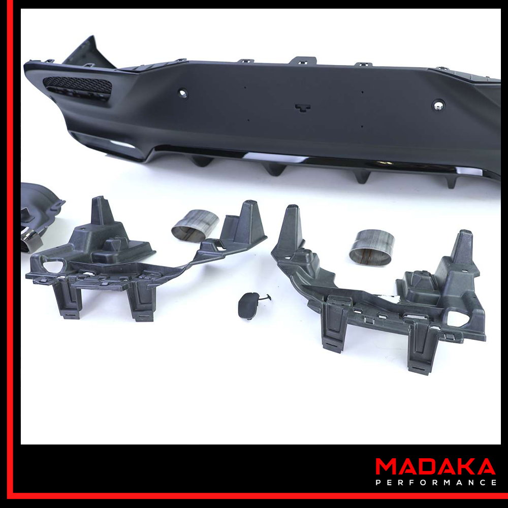 Einzelteile Diffusor mit Doppelendrohre für Mercedes GLE Coupe C292 - Bild 5